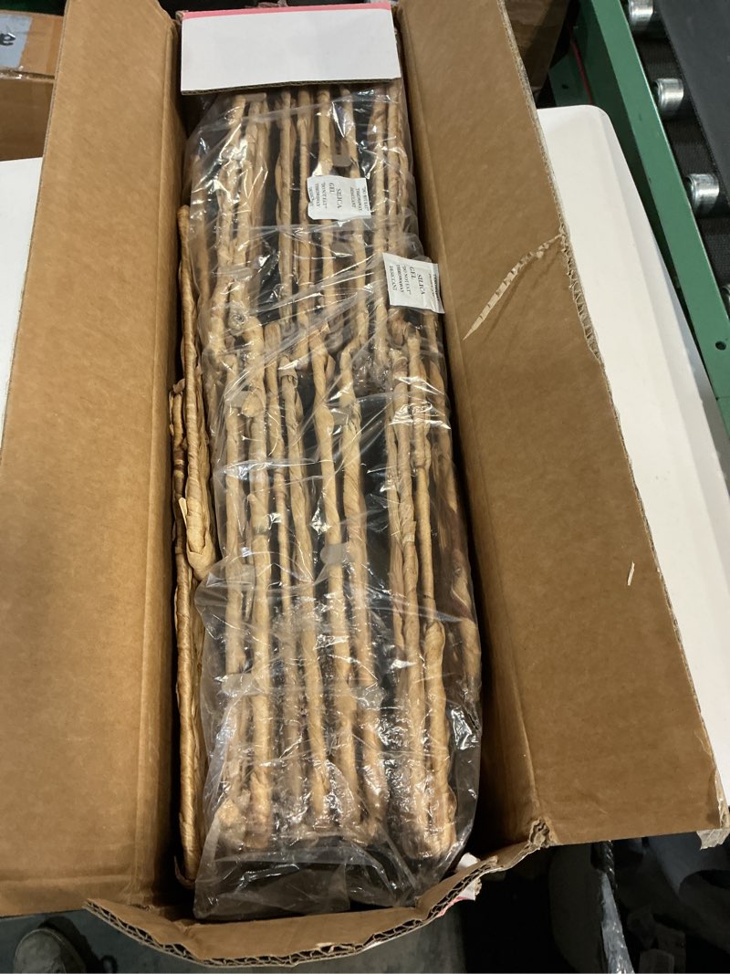 Condition photo showing Good Condition for storage baskets 11x11inch cube baskets 4 pcs baskets,foldable handwoven water hyacinth laundry organizer,cube storage baskets