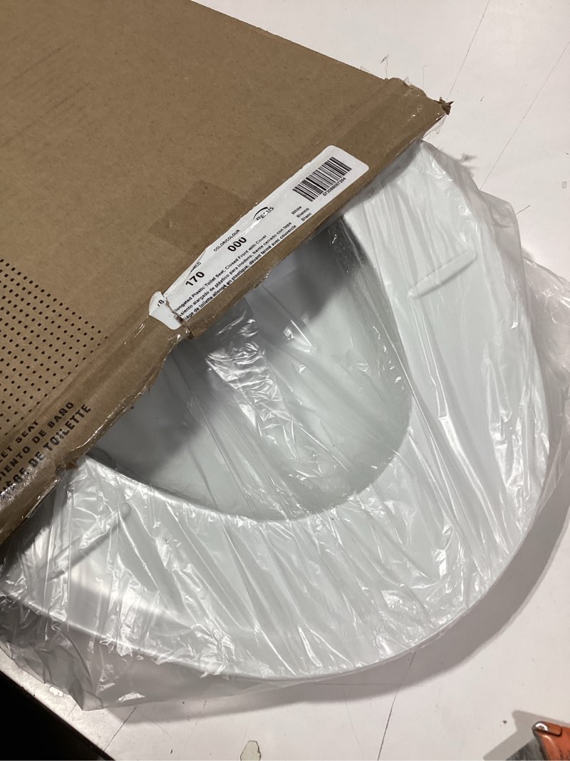 Condition photo showing New/Like New for bemis 170 durable plastic toilet seat, elongated, white