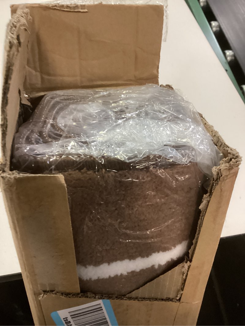 Condition photo showing New/Like New for Buganda Large Indoor Door Mat, Dirt-Resistant and Absorbent Doormat, Anti-Slip, Low Profile Floor Mats for Inside Entryway, Front, and Back Door Entrance (71x47 Inches, Brown) 71" x 47" Brown