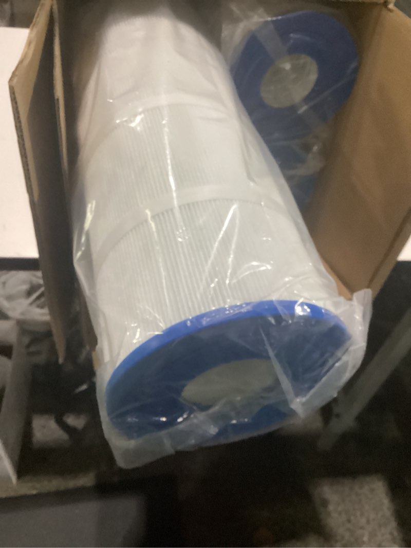 Condition photo showing Good Condition for 4-pack ccp520 pool filter cartridges, 520 sq.ft | replaces pentair clean & clear plus 520, pentair r173578, pleatco pcc130, 32 1/6" x 7"