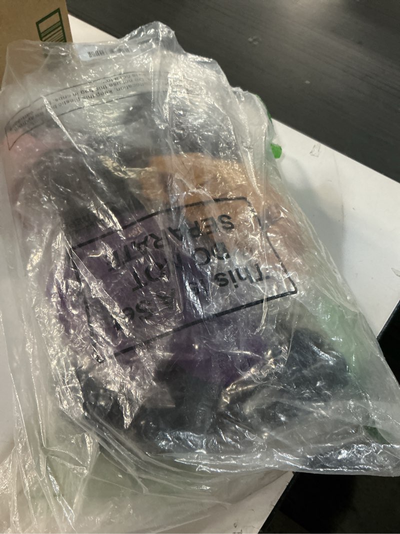 Condition photo showing As Is for 9 Pack Braid Turban Cap for Women Ethnic Bohemia Twisted Hair Cover Wrap Hat African Pre Tied Bonnet Chemo Cancer Braid Turban Hat Beanies Headwear Multicoloured