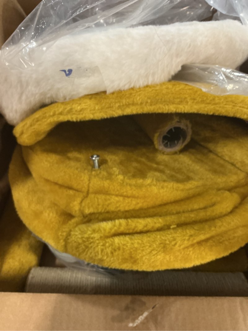 Condition photo showing As Is for Happi N Pets Cat Tree, 33" Multi-Level Cloud Cat Tree Tower with Cozy Padded Bed & Large Condo for A