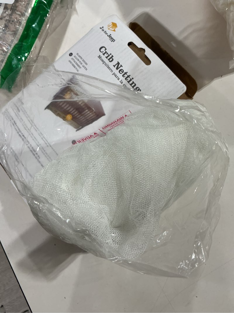 Condition photo showing Good Condition for jeep crib universal size crib mosquito net, white