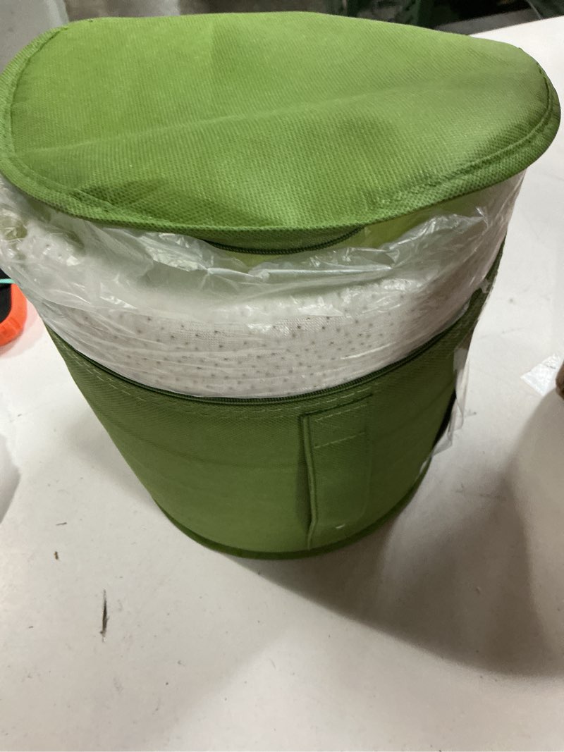 Condition photo showing New/Like New for banbaloo | bed bumper for toddlers - premium model | xl bed barrier with mattress cover | toddler bed bumper | easy setup and quick installation | queen, king, twin, full-size bed | foam premium green (60" with cover)