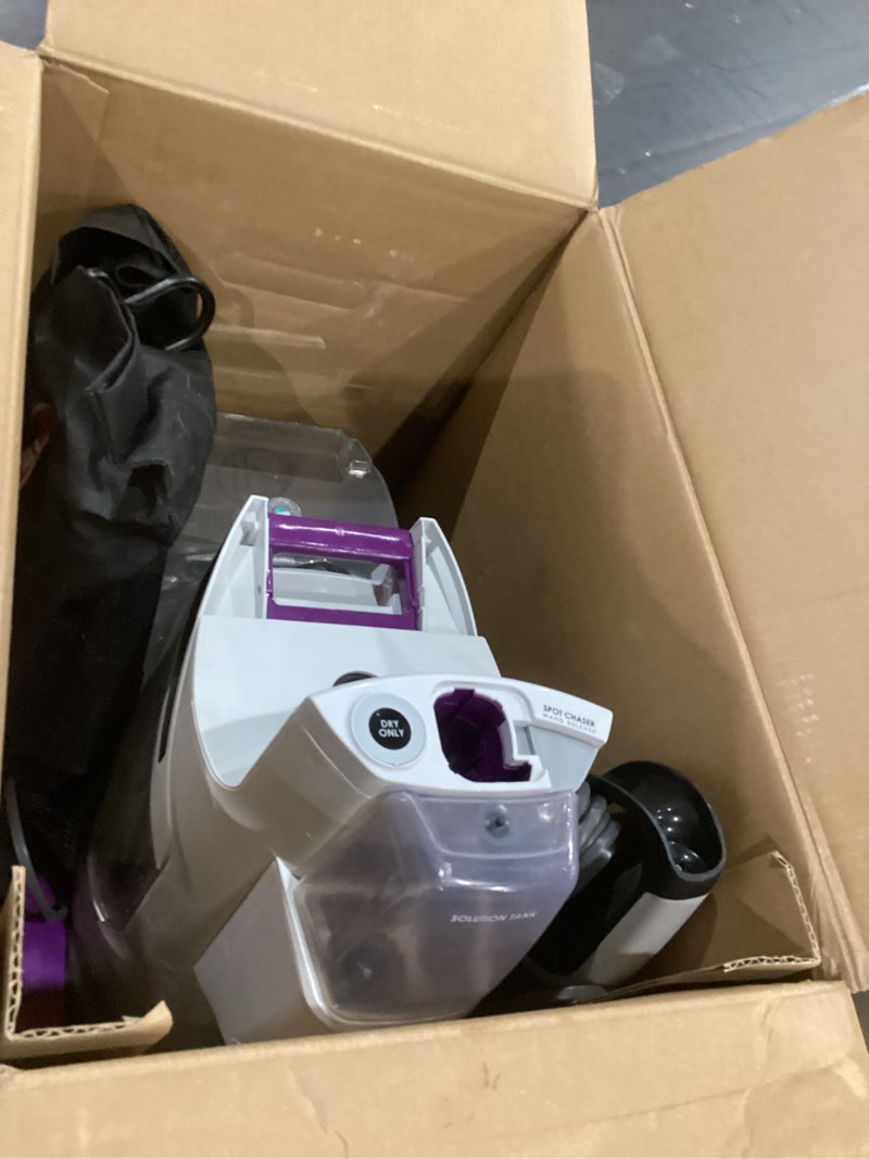 Condition photo showing As Is for Hoover SmartWash Pet Automatic Carpet Cleaner Machine with Spot Chaser Wand, Deep Cleaning Carpet Shampooer Machine, Pair with a Hoover Cleaner Solution for a Bright, Refreshed Home SmartWash Pet & Paws and Claws Pods