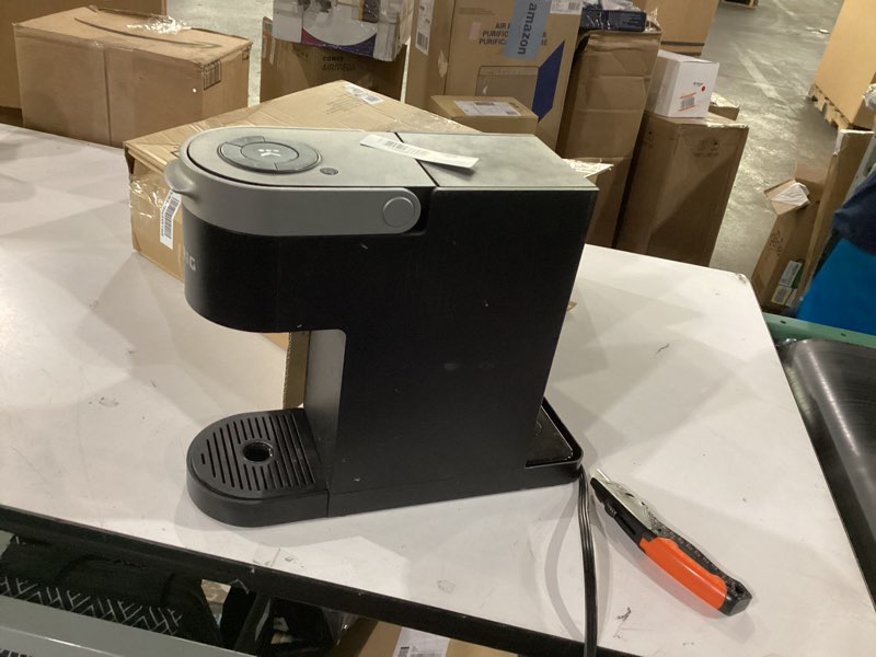 Condition photo showing As Is for Not Tested *** missing water tank ****Keurig K-Express Single Serve K-Cup Pod Coffee Maker, 3 Brew Sizes, Strong Button Feature, 42oz Removable Reservoir, Black