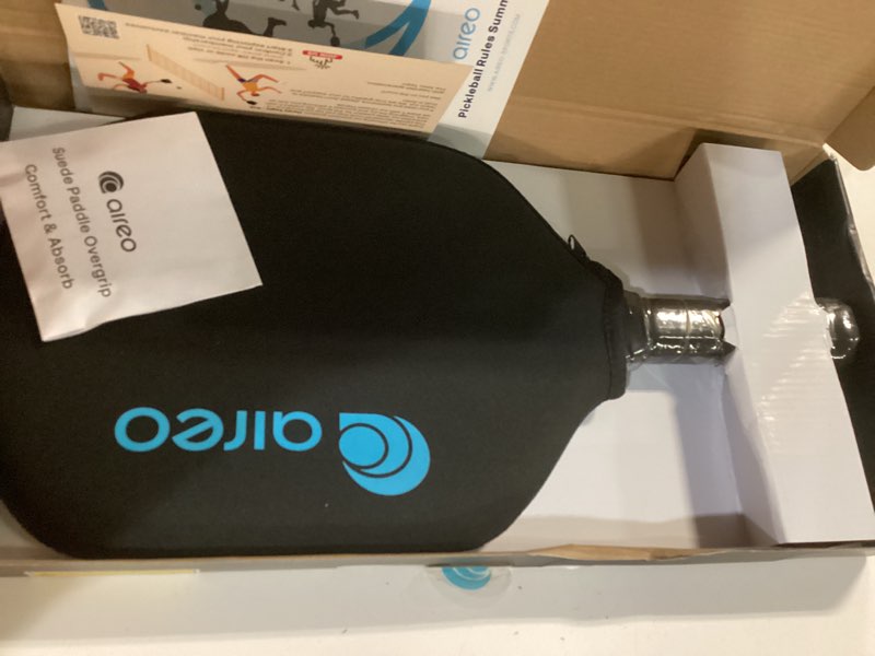 Condition photo showing Good Condition for aireo gen 4 pickleball paddle, cyclone 16mm pickleball racket, usap approved t700 raw carbon fiber pickle ball paddle, floating foam core for pro-level performance black