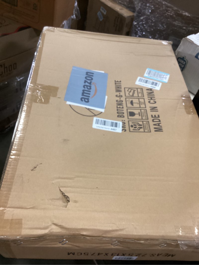 Condition photo showing New/Like New for DR.IRON Metal White Table Legs 28''H, Heavy Duty Desk Legs for Dinning Table, Coffee Table, Kitchen Table (Without Boards), Set of 2 Trapezoid-shape White