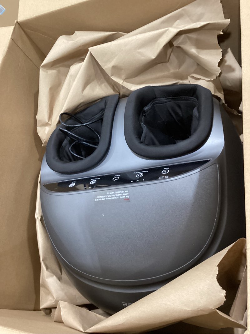 Condition photo showing As Is for RENPHO Full Foot Massager Machine, 2026 Upgraded Shiatsu Foot Massager with Heat, Plantar Fasciitis Massager, Valentines Day Gifts for Women Men, Fits Up to Size 13