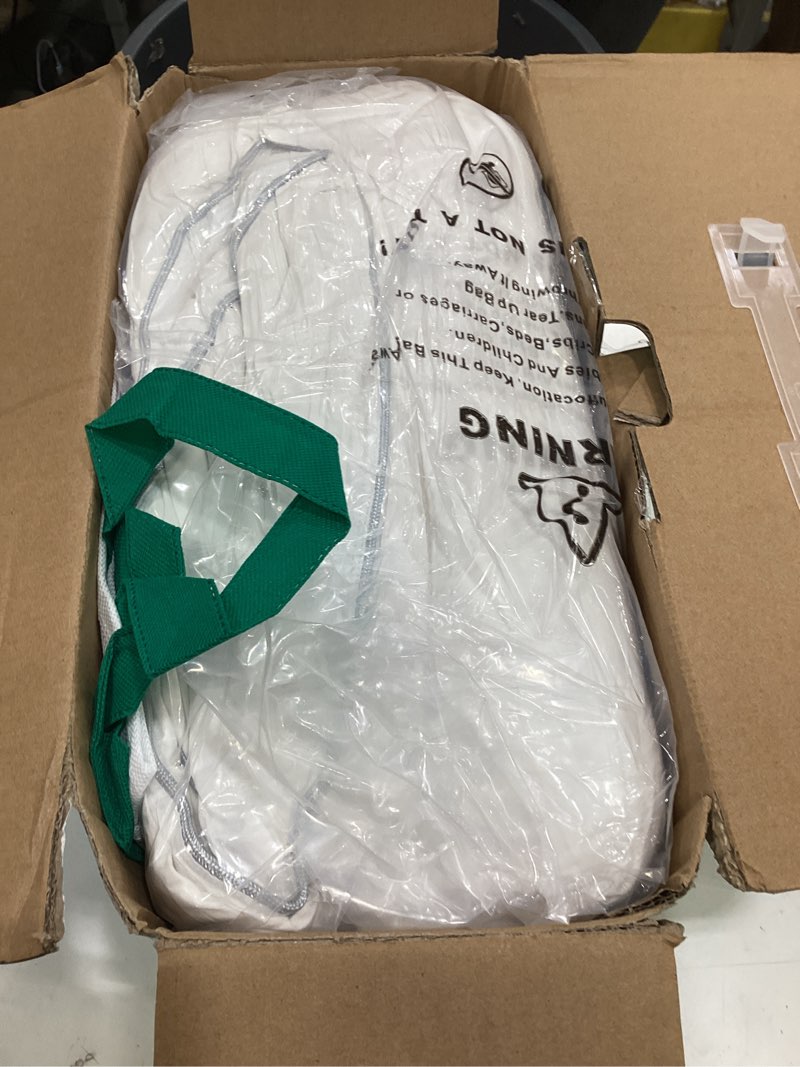 Condition photo showing Good Condition for Three Geese Pinch Pleat Waterfowl Feathers and Down Comforter Cal King Size Duvet Insert,750+ Fill Power,1200TC 100% Cotton, Premium All Seasons White Warm Hotel Comforter with 8 Tabs.