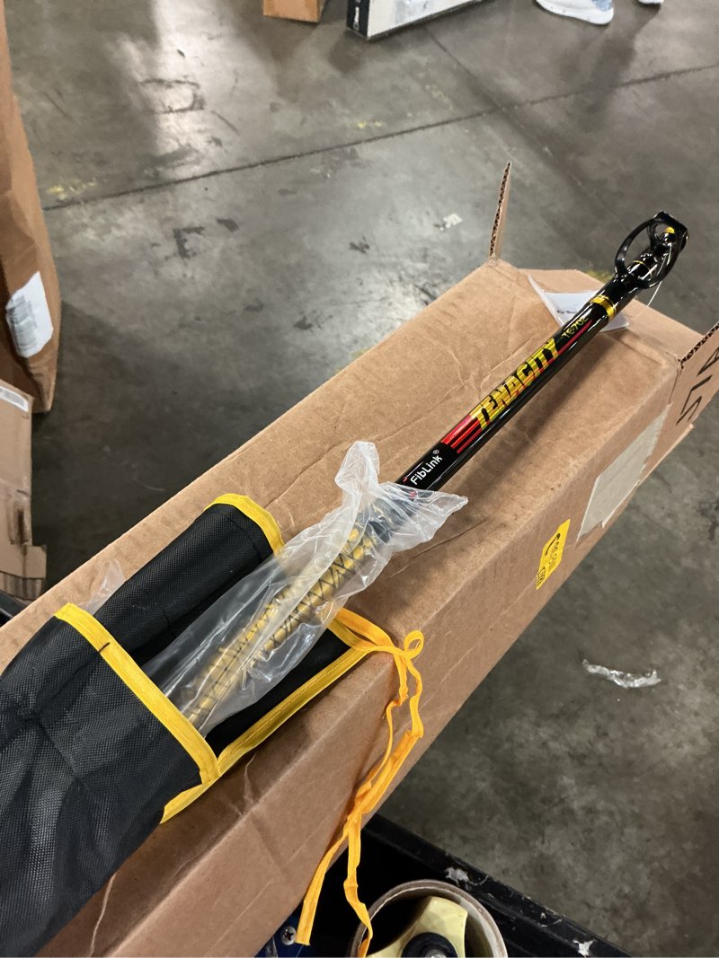 Condition photo showing Good Condition for fiblink fishing trolling rod - 1/2 piece saltwater offshore rod - heavy duty boat fishing pole (30-50lbs/50-80lbs/80-120lbs) 7' 30-50lbs-2pc