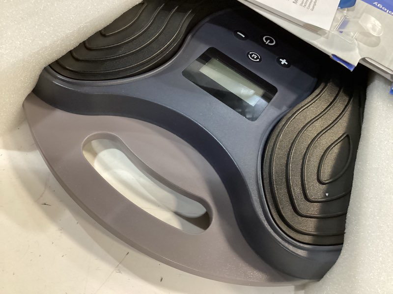 Condition photo showing Good Condition for ems foot stimulator, rechargeable ems foot massager for neuropathy, tens & ems foot circulation stimulator for pain relief/circulation/plantar fasciitis, 1.5kg thin remote electrical muscle stimulator gray