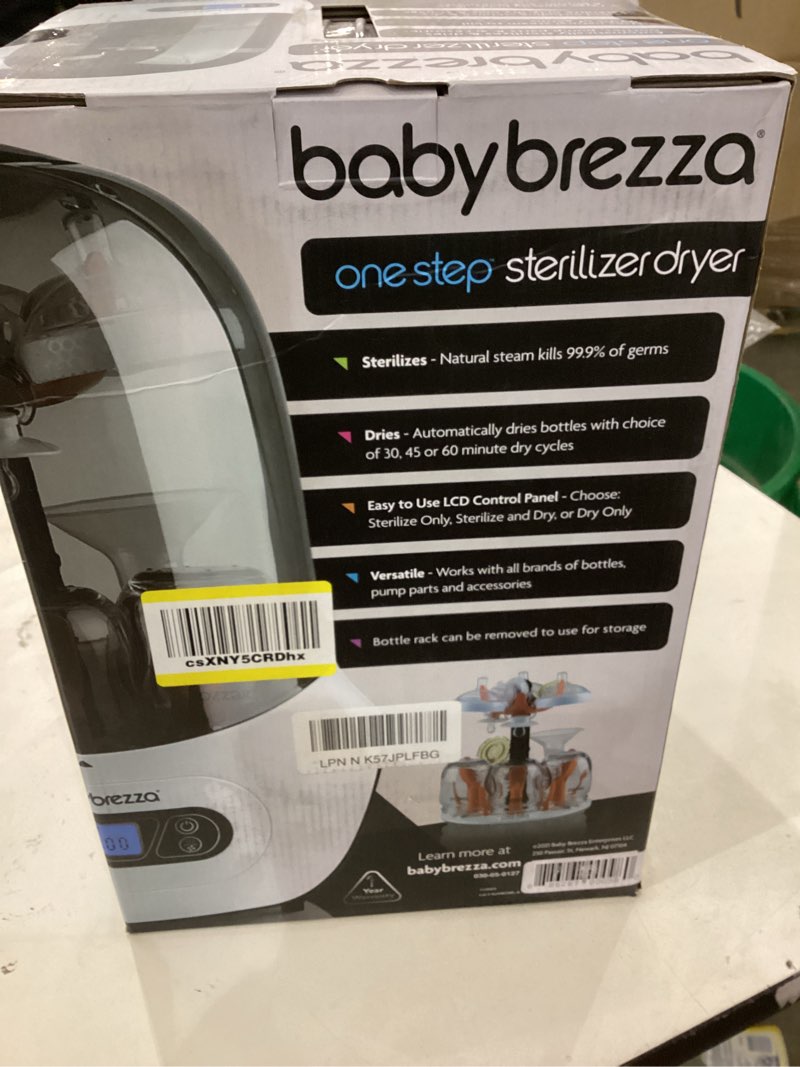 Condition photo showing Good Condition for Baby Brezza Baby Bottle Sterilizer and Dryer Machine – Electric Steam Sterilization - Universal Fit - Pacifiers, Glass, Plastic, and Newborn Feeding Bottles