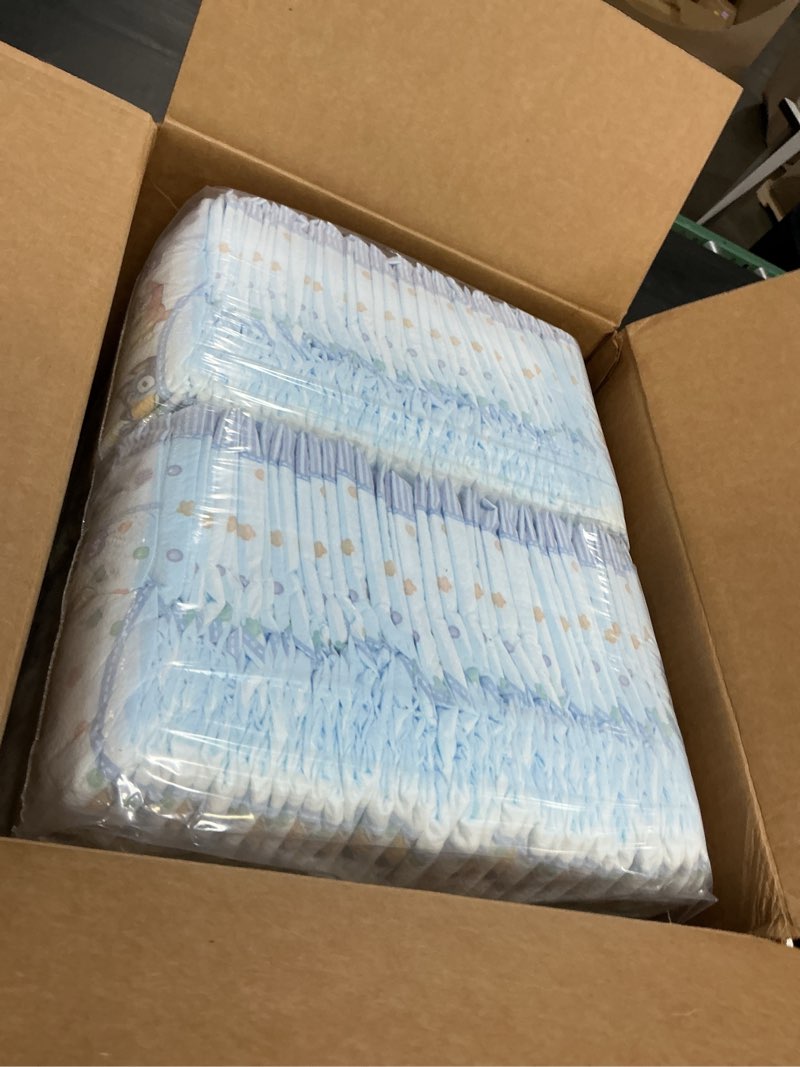 Condition photo showing New/Like New for luvs size 3 baby diapers, platinum protection bluey diapers for day & night, size 3, 234 count (packaging may vary) size 3 234