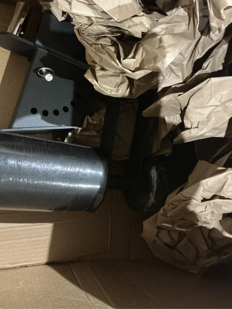 Condition photo showing As Is for Kipika Nordic Hamstring Curl Squat Rack Attachment for Power Rack with 5/8" or 1" Hole - Adjustable Leg Hold Down Attachment with Premium Leather Surface - for Ultimate Home Gym Experience For 2" X 2" Power Rack With 5/8" Or 1" Hole