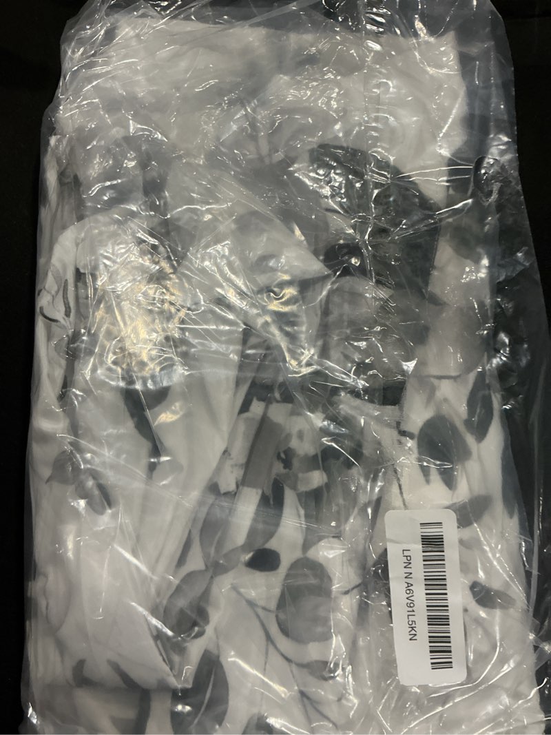 Condition photo showing Good Condition for Horaldaily Spring Tablecloth 60×120 Inch Rectangular, Eucalyptus Floral Grey Table Cover for Party P