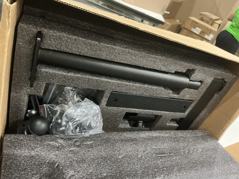 Condition photo showing As Is for melipron truck laptop mount fit for 2012-2023 ram 1500-5500, no-drilling vehicle laptop holder for in-truck mobile work 12-23 ram 1500-5500