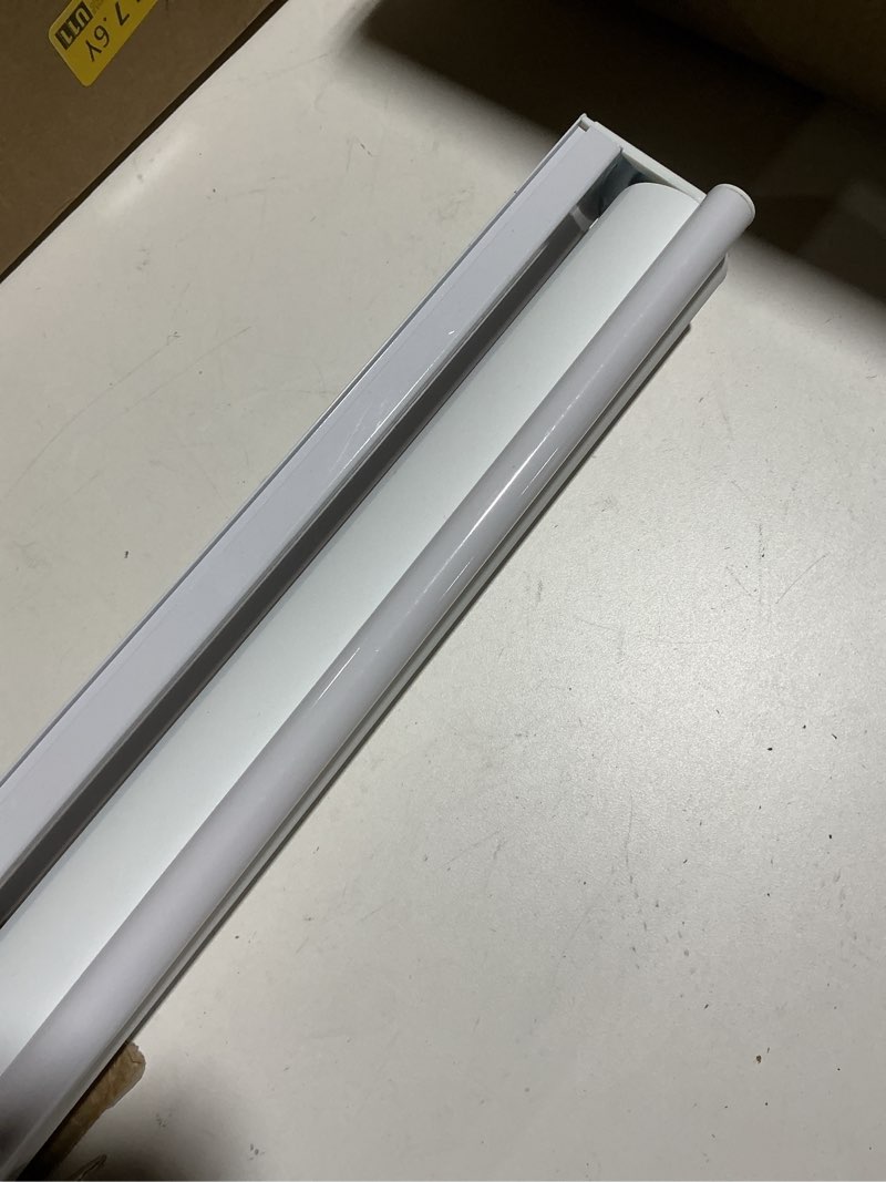 Condition photo showing As Is for ChrisDowa Cordless Blackout Roller Shades for Windows, Thermal Insulated UV Protection Pull Down Shades, Total Blackout Window Blinds for Home, Office, Bedroom, Door (22" W x 72" H, White) 22"W x 72"H White