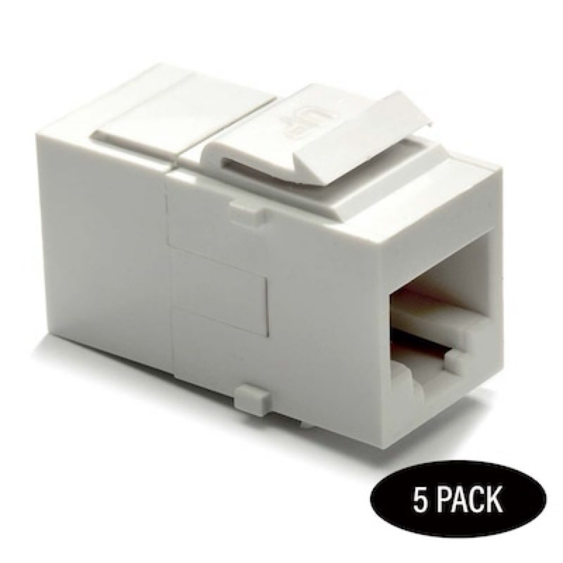 Legrand 5 -Pack CAT5e Ethernet Wall Jack