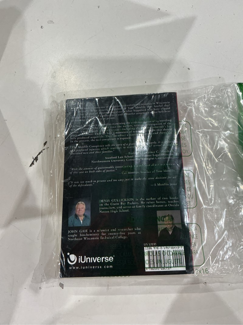 Condition photo showing Good Condition for the monfils conspiracy: the conviction of six innocent men