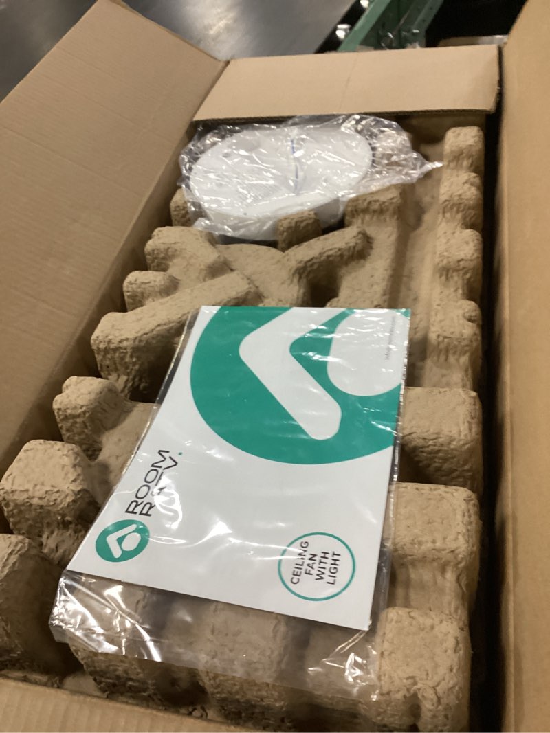 roomratv ceiling fans with lights,large airflow 52inch modern ceiling fan with quite reversible dc m