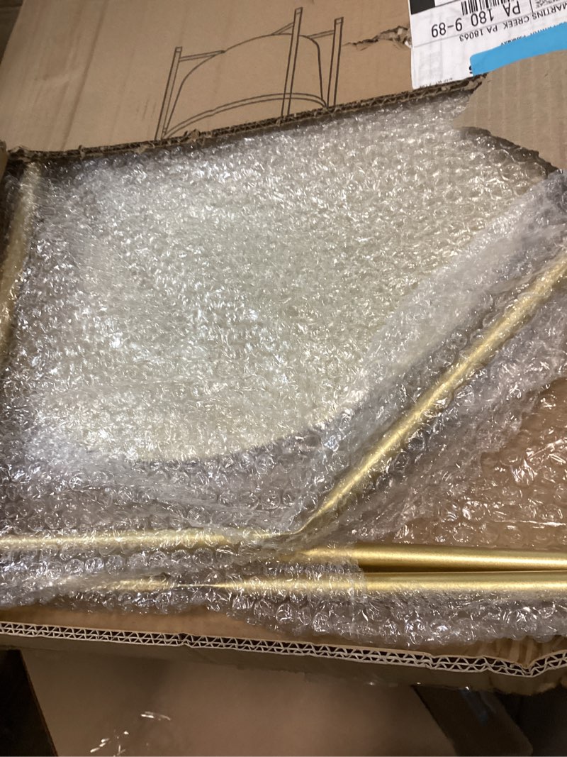 Condition photo showing Good Condition for danpinera Round Side Table with Fabric Storage Basket, Metal Side Table Small Bedside Nightstand with Removable Tray Top for Living Room, Bedroom, Nursery, Laundry, White White 1