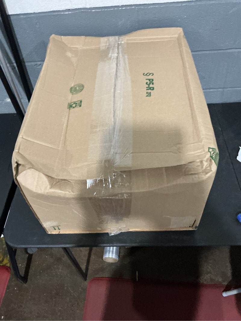 Condition photo showing As Is for dog convoluted high density foam mattress topper with green velvet cover