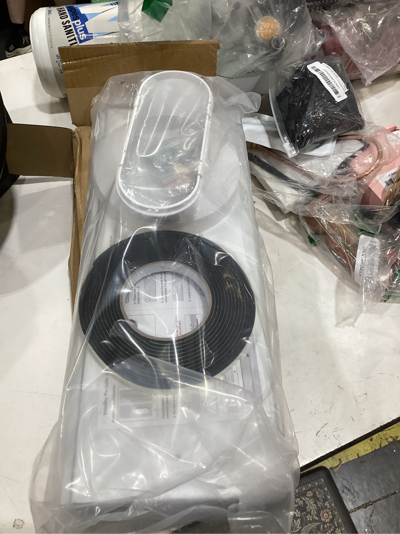 Condition photo showing Good Condition for yoleshy portable air conditioner window kit with coupler adjustable window seal for ac unit, sliding ac vent kit for exhaust hose, universal for ducting with 5.9 inches diameter