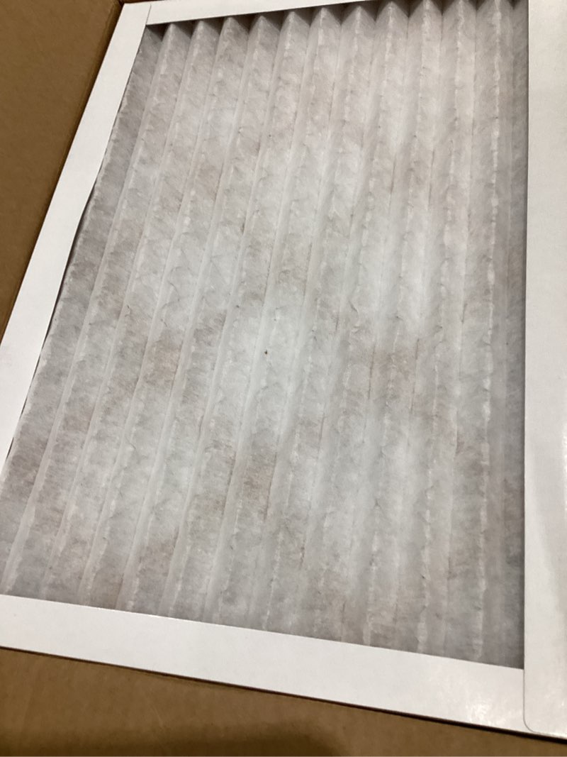 Condition photo showing Good Condition for amazon basics 14x20x1 air filter, merv 8 ac furnace filters, allergy control, electrostatic, removes dust pollen and lint, 6-pack (actual size: 13.75" x 19.75" x 0.75") 14x20x1 merv 8