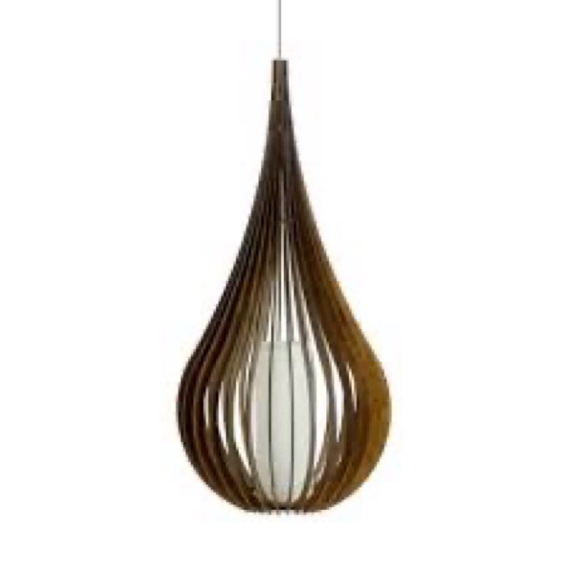 Capadcia 1 light single teardrop pendant