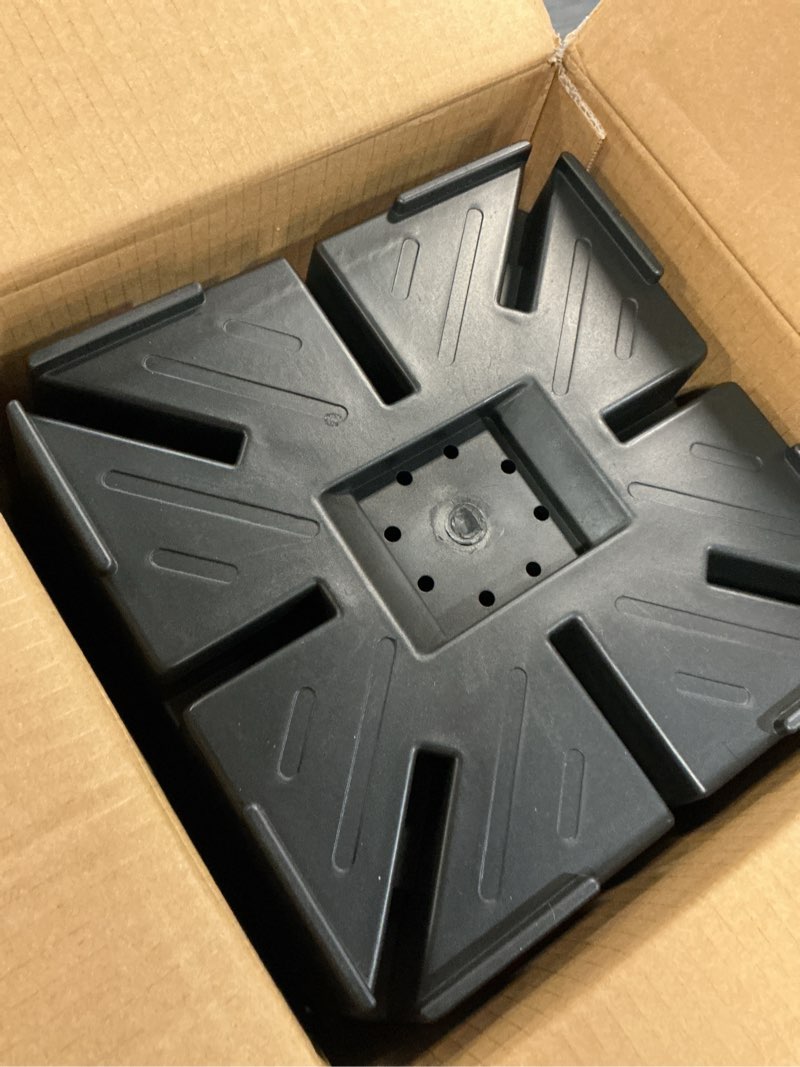Condition photo showing Good Condition for trailer jack block, 15,000 lbs leveling block for rv camper travel trailer 5th wheel, fits 8.5” pad, tongue stand/round square scissor stabilizer jack and wheels, 2 pack 4.7 inches 2 pack