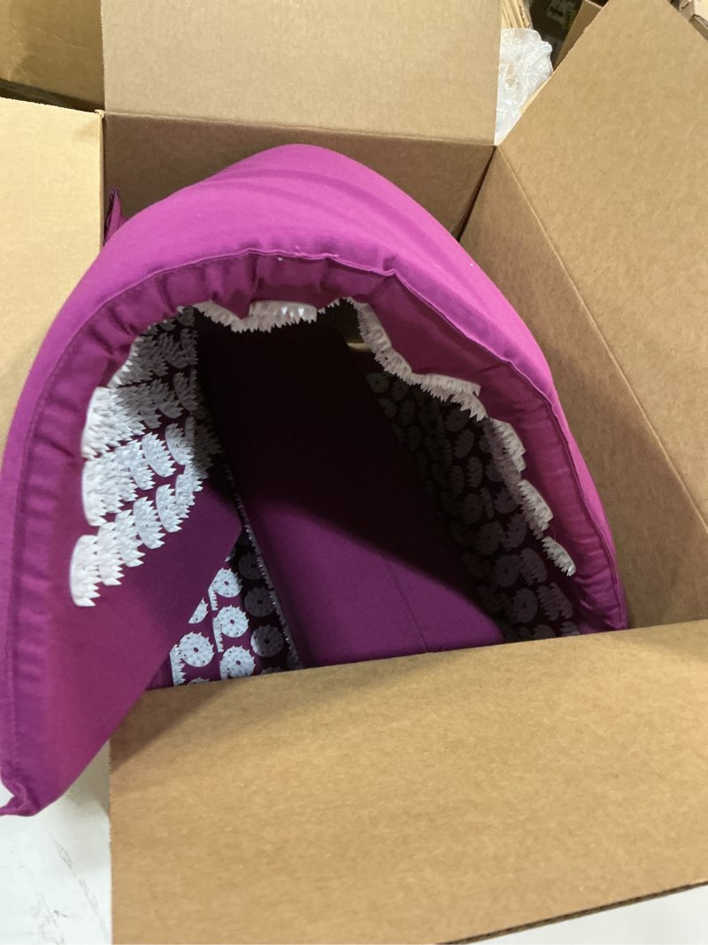 Condition photo showing Good Condition for prosourcefit acupressure mat and pillow set for back/neck pain relief and muscle relaxation purpule/white xl