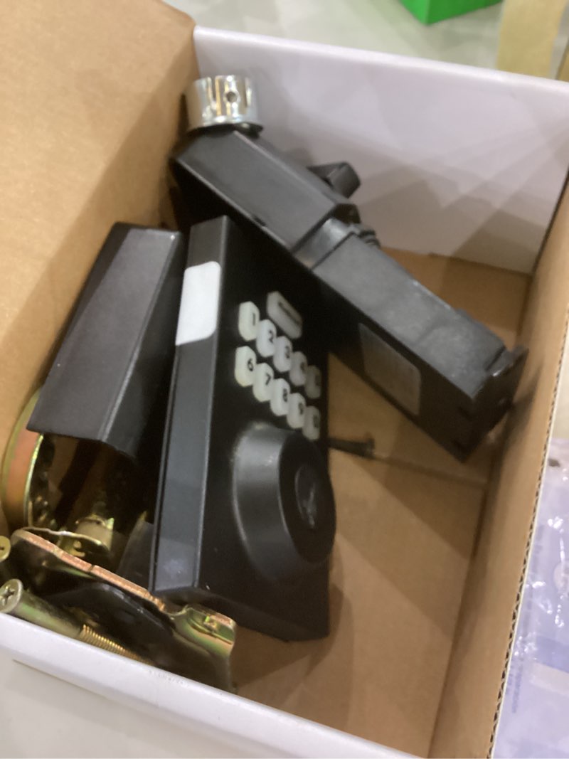 Condition photo showing As Is for Kwikset Powerbolt 250 10-Button Keypad Venetian Bronze Transitional Electronic Deadbolt Door Lock, Featuring Convenient Keyless Entry, Customizable User Codes and Auto Locking Transitional Venetian Bronze