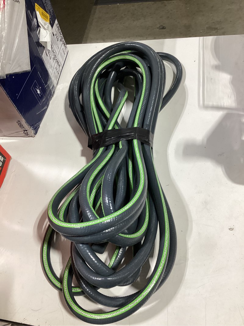 Condition photo showing As Is for neverkink neverkinkflx 5/8-in x 50-ft premium -duty kink free hybrid polymer gray hose