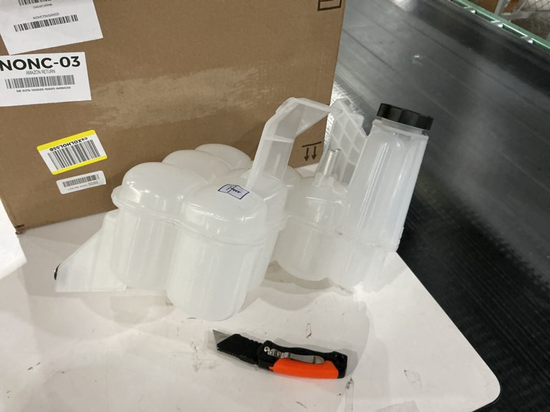 Condition photo showing As Is for Engine Coolant Reservoir Compatible with Ram 2500 3500 4500 5500 2013-2018 Coolant Level Reservoir, Replaces 603-839, 68166475AB, 68166475AC