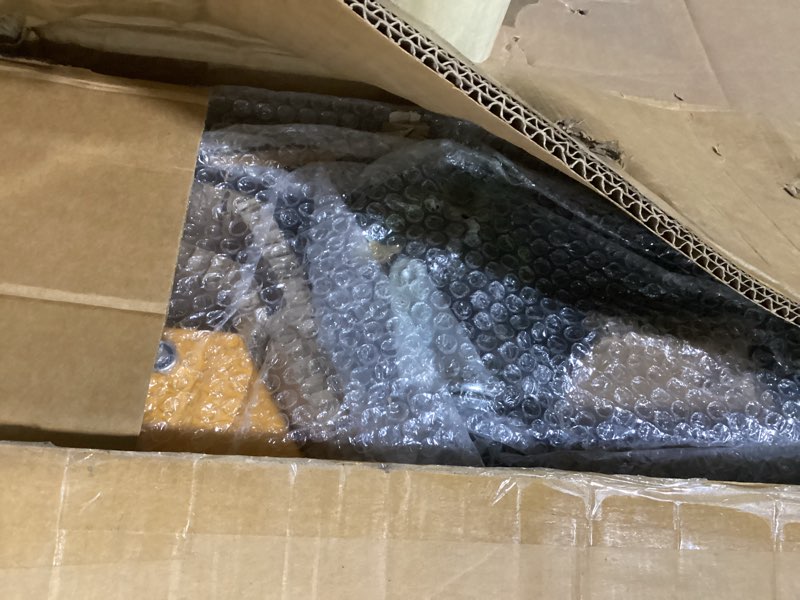 Condition photo showing As Is for Drywall Lift, 11' Lift Sheetrock Lift Drywall Lift for Ceiling, Drywall Lift Panel With Rolling Caster Wheels, Lock Device and Built-In Winch Brake Red+black