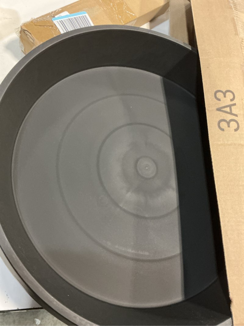 Condition photo showing Good Condition for 2 Pack Large Plant Saucer 20 Inch, Extra-Large Deep Plant Trays for Pots, Plant Drip Trays, Plant Water Catcher Tray for Plants, Plastic Plant Saucers for Indoors no Holes 20" (2 Pack) Black