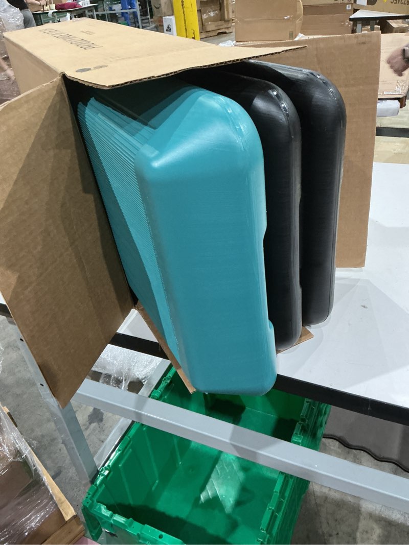 Condition photo showing Good Condition for freestyle step exercise step platform, circuit size stepper for exercise at home teal 4 risers