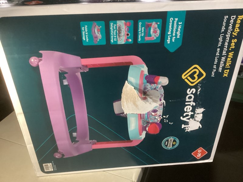 Condition photo showing Good Condition for safety 1?? ready  set  walk! dx developmental walker  lavender buzz
