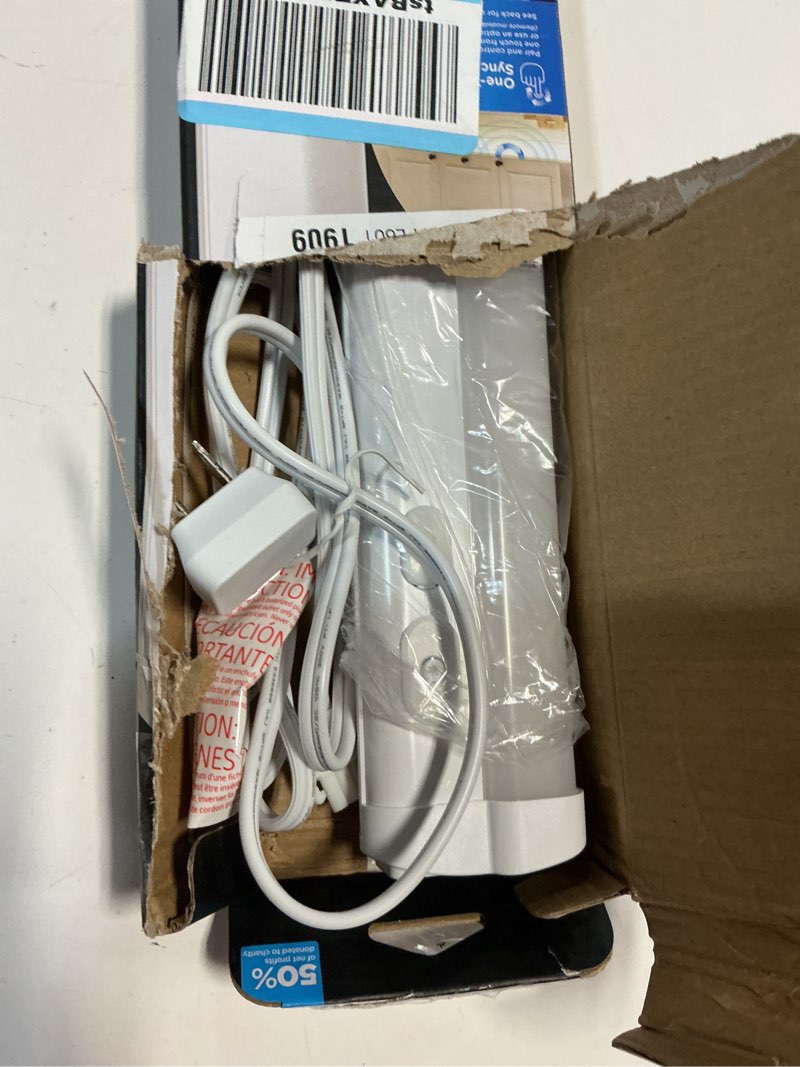 Condition photo showing Good Condition for enbrighten 24 inch plug-in under cabinet lights, 1560 lumens, five white settings from (2700k-6500k), full range dimmable, one-touch sync control, linkable under counter lights for kitchen 82786-t1 24 inch white
