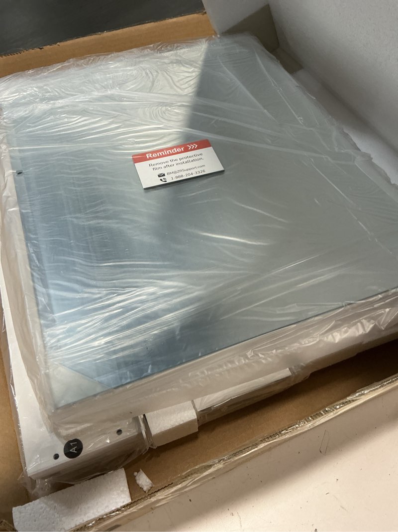 Condition photo showing Good Condition for TETOTE 14 x 18 Medicine Cabinet with Tempered Beveled Mirror White Bathroom Mirror with Storage Aluminum Cabinet DTC Hinges, Stepless Adjustable Shelves, Recessed/Surface-Mounted 18"L x 14"W White