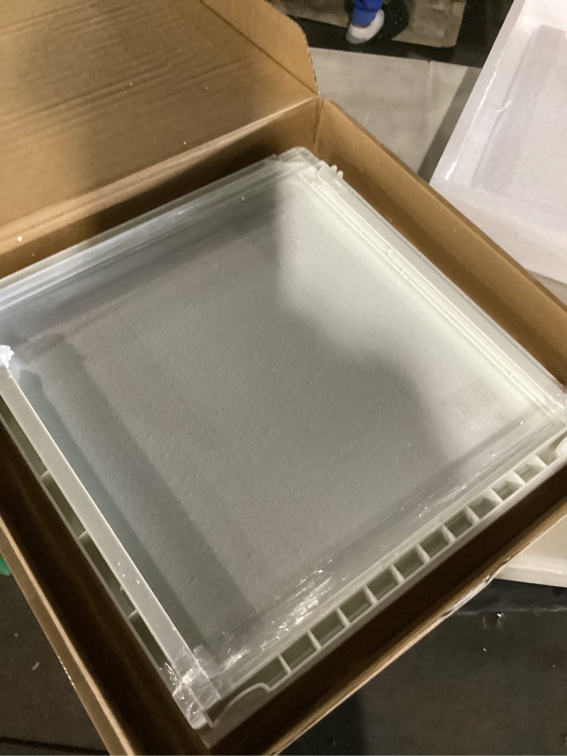 Condition photo showing Good Condition for 241969501 refrigerator shelf frame with glass, refrigerator drawer cover for frigidaire replacement shelf with 240443384 glass (241969501 refrigerator shelf frame with glass)
