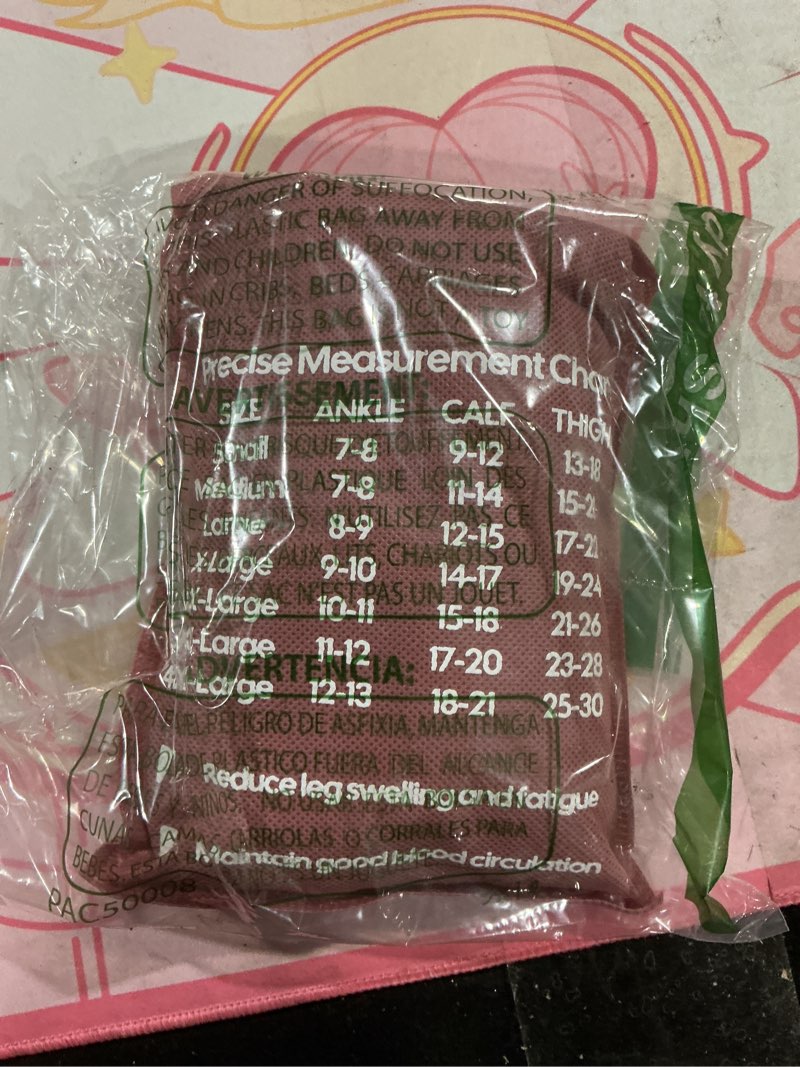 Condition photo showing Good Condition for SafeKythera Medical Compression Pantyhose for Women, 15-23mmHg Graduated Support Tights, Footless Wa