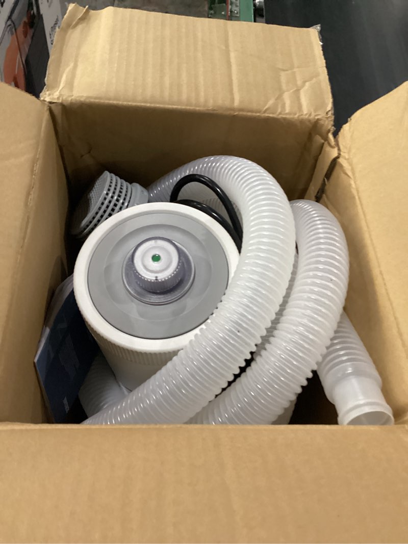 Condition photo showing New/Like New for intex c1000 cartridge filter pump for agp: 1000 gph pump flow rate - cartridge gauge indicator - hydroaeration technology - includes type a filter cartridge - turnover rate/system flow 750 gph 1,000 gallons per hour white