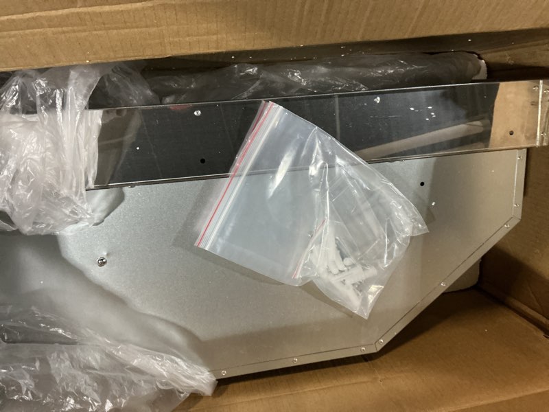 Condition photo showing Good Condition for range hood insert 30 inch,stainless steel kitchen vent hood 600cfm,built-in kitchen stove hood w/front button controls and front led lights,baffle filters,ducted/ductless convertible duct