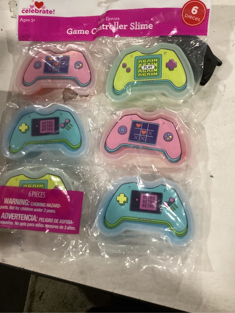 Condition photo showing Good Condition for (SIMILAR TO STOCK PHOTO)Rhode Island Novelty 3.5\" Video Game Controller Slime 12pc