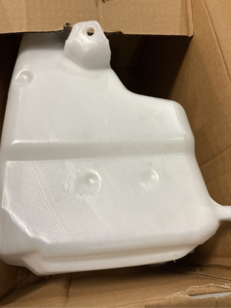 Condition photo showing Good Condition for 8531504050 windshield washer reservoir with cap without sensor hole in bottom compatible with toyota tacoma 1998-2004, washer tank replaces# to1288181 to1288182 85315-04050