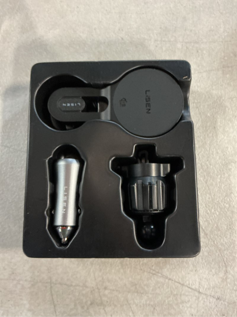 Condition photo showing Good Condition for lisen for qi2.2 25w magsafe car mount charger, [stable & fast charging] magnetic wireless car charger, car phone holder charger car accessories fits iphone 17 pro max air 16/15/14/13/ galaxy s26 ultra black compact/small