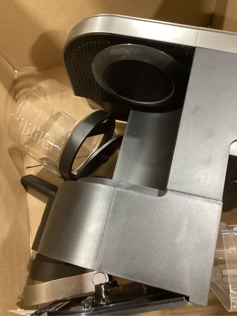 Condition photo showing As Is for Keurig K-Duo Single Serve K-Cup Pod & Carafe Coffee Maker, with Multiple Brew Sizes, 60oz Removable Reservoir, Programmable Auto Brew Carafe, Black