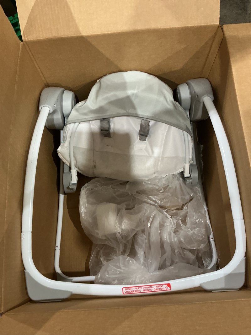 Condition photo showing Good Condition for bright starts playful paradise portable compact automatic baby swing with music, unisex, newborn +